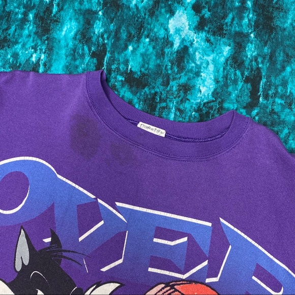 Vintage Looney Tunes Sweatshirt 90s XL Tweety Bird - Picture 7 of 12